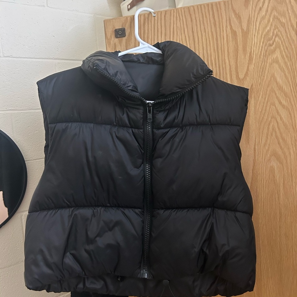Black Puffer Vest